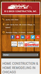 Mobile Screenshot of mgbrosconstructioninc.com